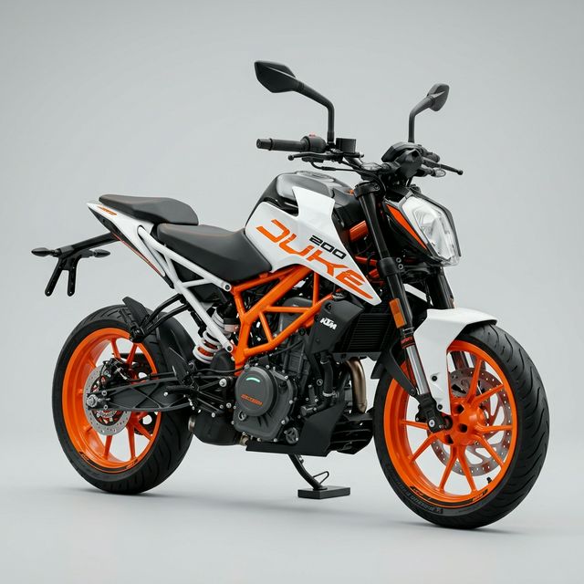 KTM Duke 200 NG 2022 - Blanca